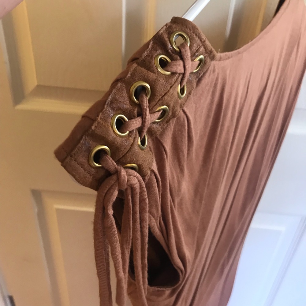 Nordstrom Do & Be Ruched Dress w/ Shoulder Tie